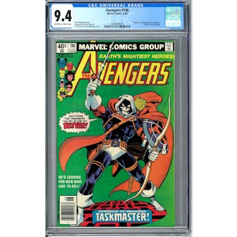 Avengers #196 CGC 9.4 (OW-W) *0360036004*