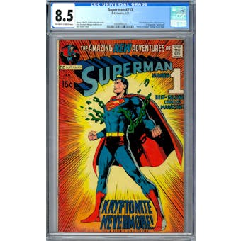 Superman #233 CGC 8.5 (OW-W) *0360040020*