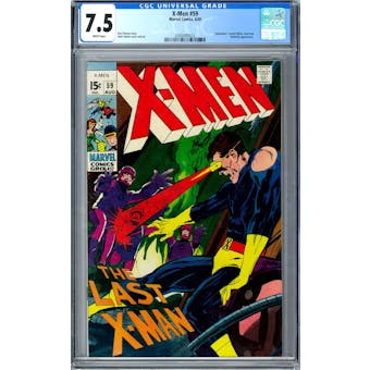 X-Men #59 CGC 7.5 (W) *0360040023*