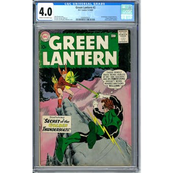Green Lantern #2 CGC 4.0 (C-OW) *0360042010*