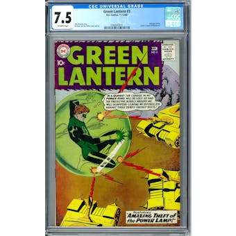 Green Lantern #3 CGC 7.5 (OW) *0360042011*