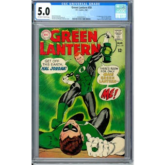Green Lantern #59 CGC 5.0 (OW-W) *0360042015*