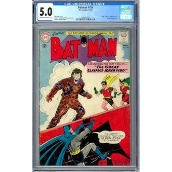 Batman #159 CGC 5.0 (C-OW) *0360043005*