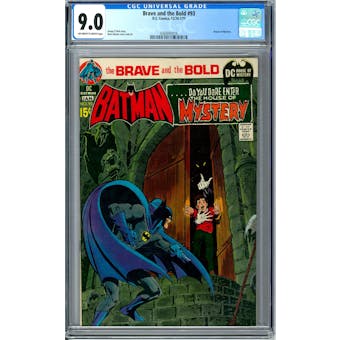 Brave and the Bold #93 CGC 9.0 (OW-W) *0360043016*