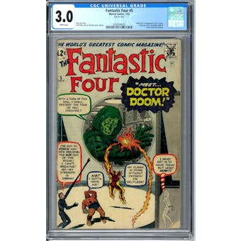 Fantastic Four #5 CGC 3.0 (W) *0360044002*