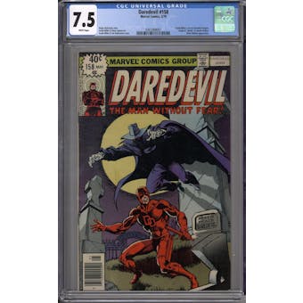Daredevil #158 CGC 7.5 (W) *0361068001*