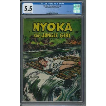 Nyoka, the Jungle Girl #4 CGC 5.5 (SB) *0361178013*