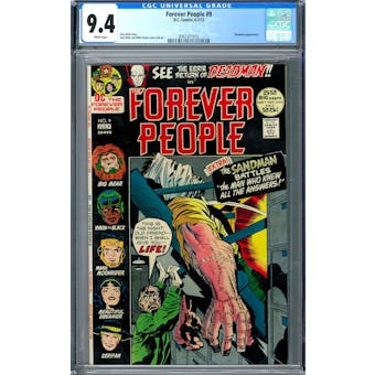 Forever People #9 CGC 9.4 (W) *0361371012*