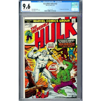 Incredible Hulk #162 CGC 9.6 (OW-W) *0361371018*