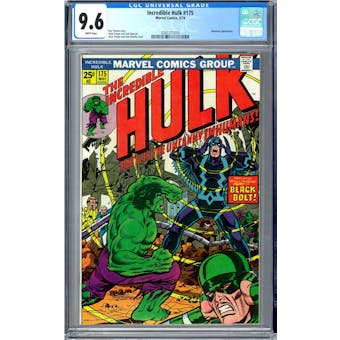 Incredible Hulk #175 CGC 9.6 (W) *0361371019*