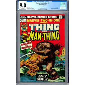 Marvel Two-In-One #1 CGC 9.0 (W) *0361371021*