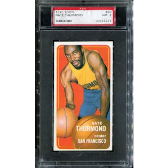 1970/71 Topps Basketball #90 Nate Thurmond PSA 7 (NM) *3921