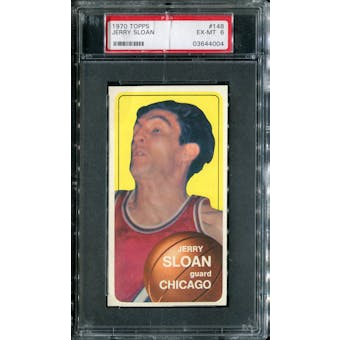 1970/71 Topps Basketball #148 Jerry Sloan PSA 6 (EX-MT) *4004