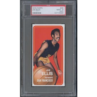 1970/71 Topps Basketball #28 Joe Ellis PSA 9 (MINT) (OC) *5323