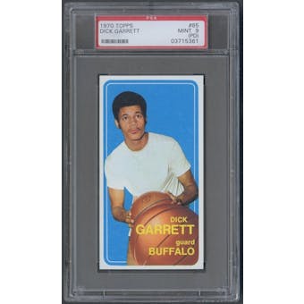 1970/71 Topps Basketball #85 Dick Garrett PSA 9 (MINT) (PD) *5361