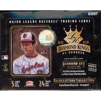 2003 Donruss Diamond Kings Baseball Hobby Box