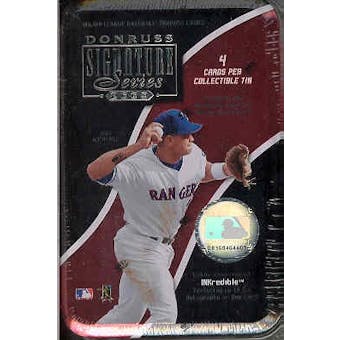 2003 Donruss Signature Series Baseball Hobby Tin (box)