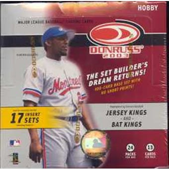 2003 Donruss Baseball Hobby Box