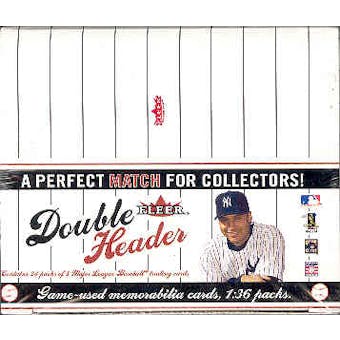 2003 Fleer Double Header Baseball 24 Pack Box