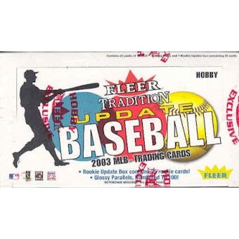 2003 Fleer Tradition Update Baseball Hobby Box