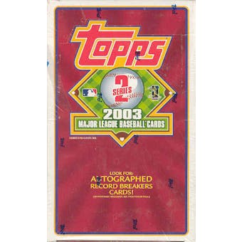2003 Topps Series 2 Baseball 36 Pack Box