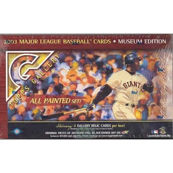2003 Topps Gallery Museum Edition Baseball Hobby Box