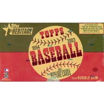 2003 Topps Heritage Baseball Hobby Box