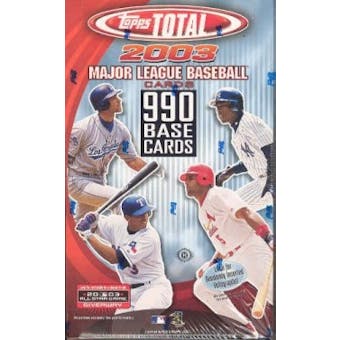 2003 Topps Total Baseball Hobby Box