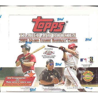 2003 Topps Traded & Rookies Baseball Jumbo Box