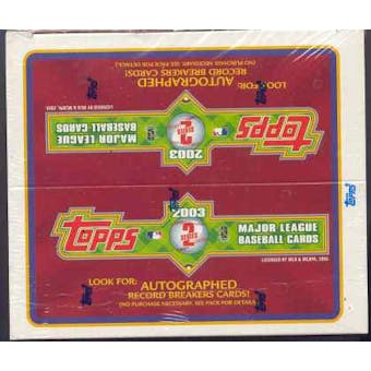 2003 Topps Series 2 Baseball 24 Pack Box