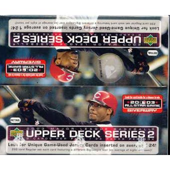 2003 Upper Deck Series 2 Baseball 24 Pack Box