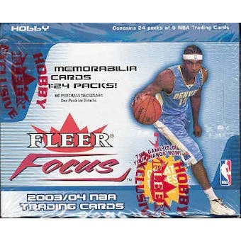 2003/04 Fleer Focus Basketball Hobby Box
