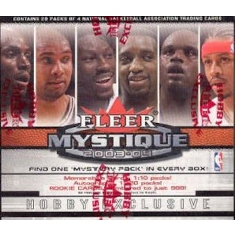 2003/04 Fleer Mystique Basketball Hobby Box