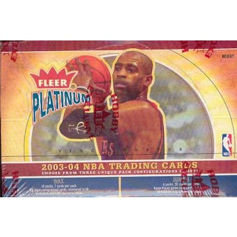 2003/04 Fleer Platinum Basketball Hobby Box