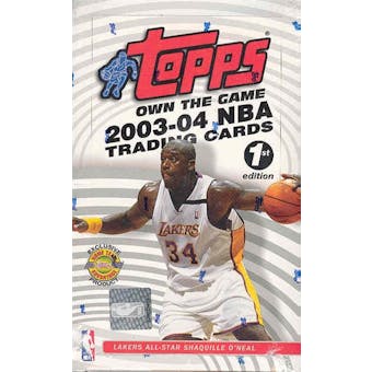 2003/04 Topps First Edition Basketball Box