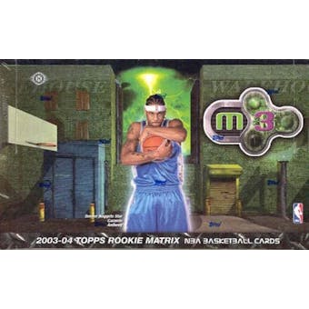 2003/04 Topps Rookie Matrix Basketball Hobby Box