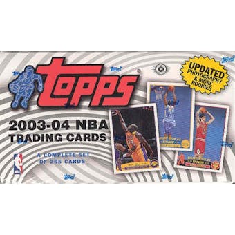 2003/04 Topps Basketball Hobby Factory Set (Box)