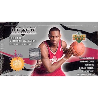 2003/04 Upper Deck Black Diamond Basketball Hobby Box