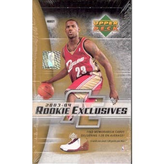 2003/04 Upper Deck Rookie Exclusives Basketball Hobby Box