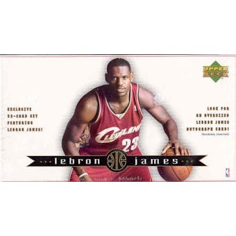 2003/04 Upper Deck LeBron James Basketball Set (box)