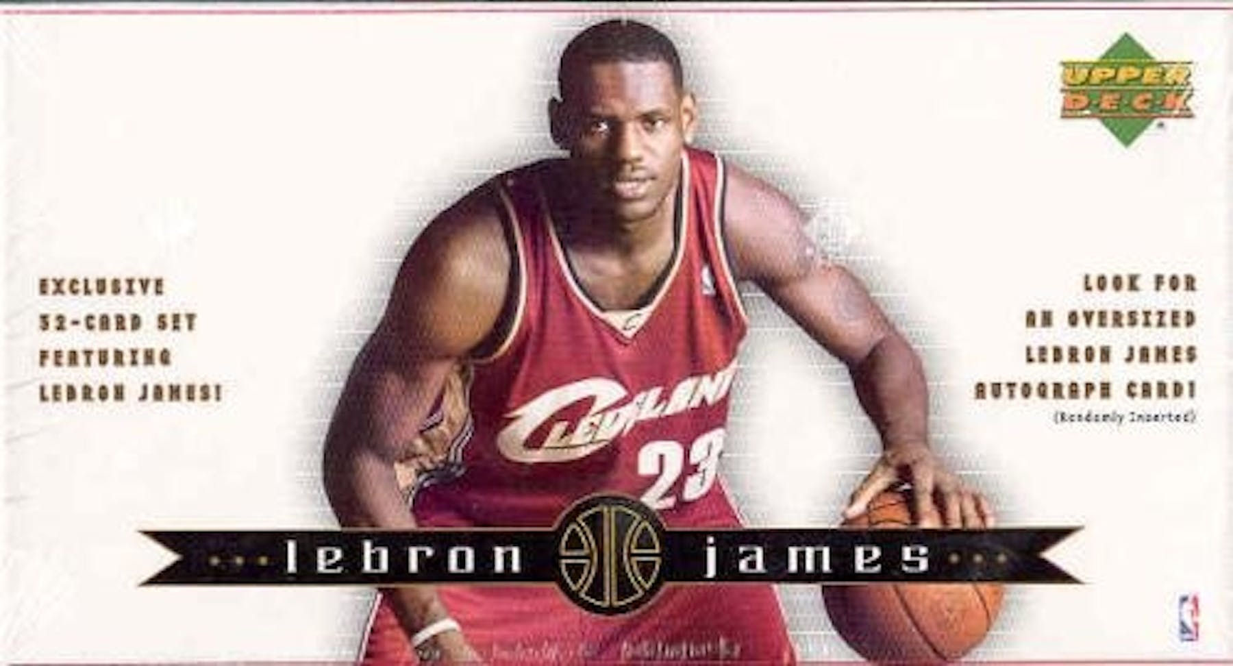 2003-04 Upper Deck Hardcourt Floor #LB5 LeBron James Red Cavs Practice  Jersey – Burbank Sportscards