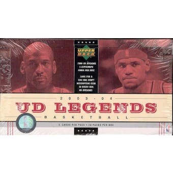 2003/04 Upper Deck Legends Basketball Hobby Box