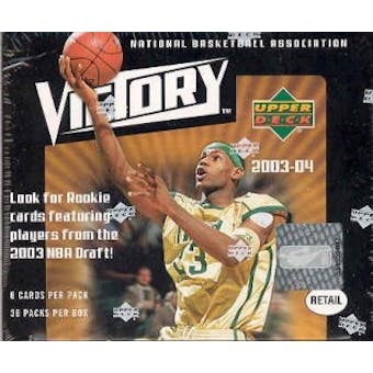 2003/04 Upper Deck Victory Basketball Box