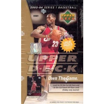 2003/04 Upper Deck Basketball Hobby Box