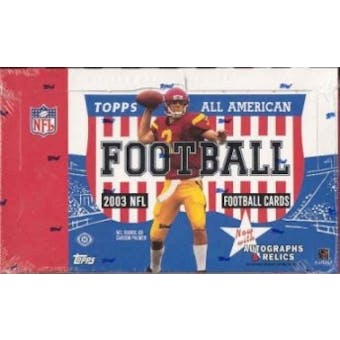 2003 Topps All American Football Hobby Box