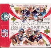 2003 Upper Deck Honor Roll Football 24-Pack Box (Reed Buy)