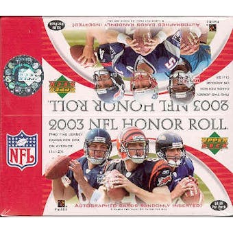 2003 Upper Deck Honor Roll Football 24 Pack Box