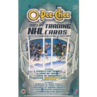 2003/04 O-Pee-Chee Hockey Hobby Box