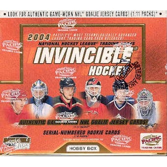 2003/04 Pacific Invincible Hockey Hobby Box