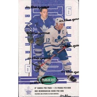 2003/04 BAP Parkhurst Original 6 Toronto Maple Leafs Hockey Hobby Box